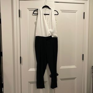 Vince black and white jumpsuit Womens SZ 12